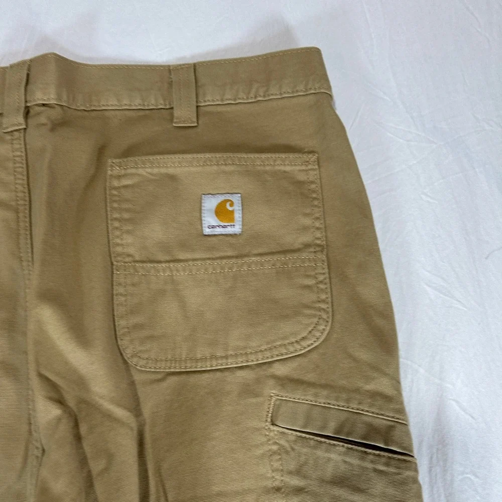 Carhartt Mens Rugged Flex Relaxed Fit Knit Lined Canvas Work Pant 40x32 BN3342-M